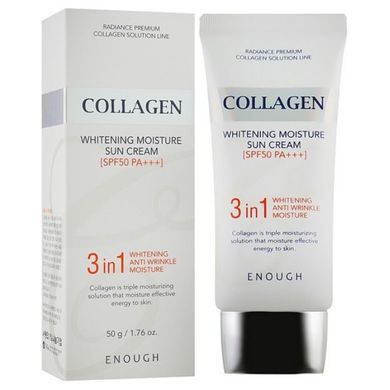 Сонцезахисний крем для обличчя з колагеном ENOUGH Collagen 3in1 Sun cream 50ml