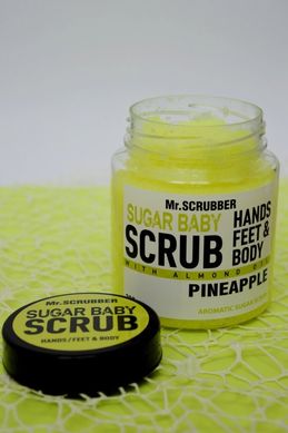 Цукровий скраб з ароматом ананаса для тіла Mr.Scrubber Sugar Baby Pineapple 300g