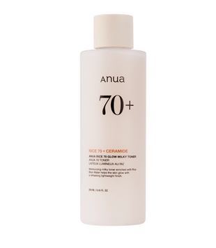 Живильний тонер на основі рисової води для сяяння шкіри Anua Rice 70 Glow Milky Toner 250ml