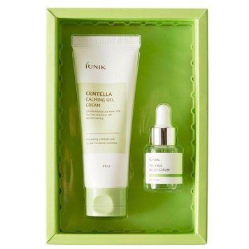 Набор средств успокаивающий с центелой для лица IUNIK Centella Skin Care Set (крем-гель IUNIK Cen