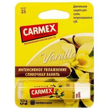 Бальзам для губ Carmex Ваниль, 4.25g, стик