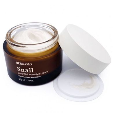 Крем для лица с муцином улитки Bergamo Snail Essential Intensive Cream 50g