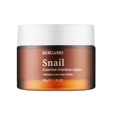 Крем для лица с муцином улитки Bergamo Snail Essential Intensive Cream 50g