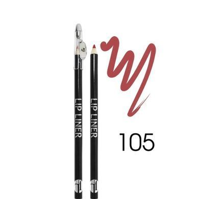 Олівець для губ дерев'яний з точилкою Lip Liner Jovial Luxe 109 Матовий Grape Виноградний