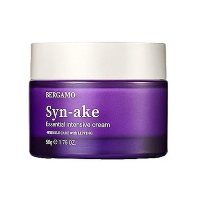 Крем для обличчя зі зміїним пептидом Bergamo Syn-Ake Essential Intensive Cream 50g