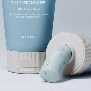 Пенка для умывания для жирной и комби кожи Arencia Hyssop Sebum Control Rice Cake Cleanser 150g