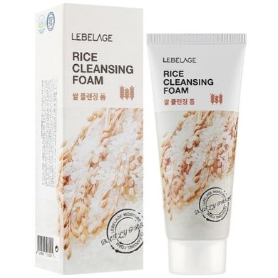 Рисова пінка для вмивання Lebelage Rice Cleansing Foam 100ml