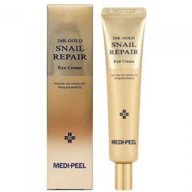 Крем навколо очей з муцином равлики та золотом MEDI-PEEL 24k Gold Snail Repair Eye Cream 40ml