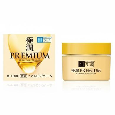 Преміум зволожуючий крем для обличчя Hada Labo Gokujun Premium Hyaluronic Cream 50g