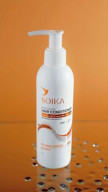 Балансирующий кондиционер Soika Hair Conditioner Регенерация и блеск без утяжеления, для жирных волос, 200 мл