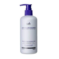 Шампунь тонуючий проти жовтизни для освітленого волосся Lador Anti Yellow Shampoo 300ml