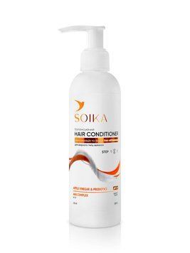 Балансирующий кондиционер Soika Hair Conditioner Регенерация и блеск без утяжеления, для жирных волос, 200 мл