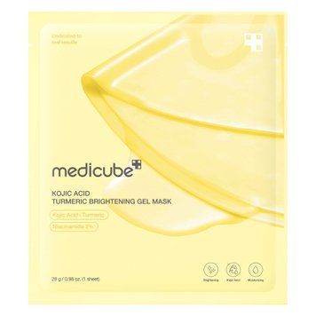Маска гідрогелева освітлювальна 28g MEDICUBE KOJIC ACID TURMERIC BRIGHTENING GEL MASK