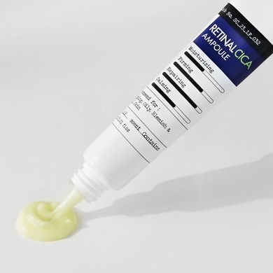 Зміцнювальна сироватка з ретиналем та центелою Derma Factory Retinal Cica Ampoule 30 г