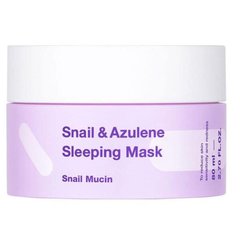 Нічна маска з екстрактом равлика та азуленом Tiam Snail Azulene Sleeping Mask 80ml