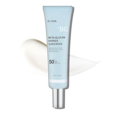 Солнцезащитный крем на основе химических фильтров IUNIK Beta Glucan Barrier Sunscreen 60ml