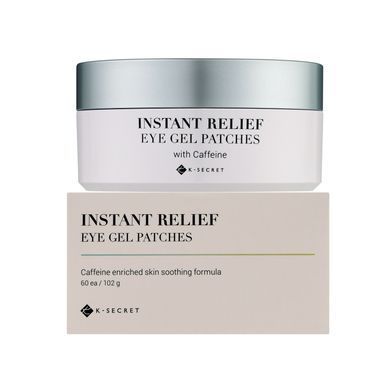 Гелеві патчі для обличчя K-SECRET Instant Relief Eye Gel Patches (CAFFEINE)