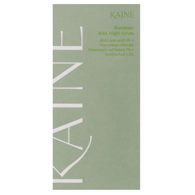 Ніжна нічна відлущувальна сироватка Kaine Rosemary AHA Night Serum 30ml
