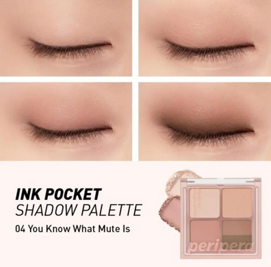 Палетка теней Peripera Ink Pocket Shadow Palette 004 You Know What Mute Is 8 г