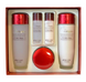 Набір догляду за шкірою 3W Clinic Collagen Skin Care 3 Items Set (тонер для обличчя, 150 мл + емульсія, 150 мл + крем для обличчя, 60 мл + тонік, 30 мл + емульсія, 30 мл)