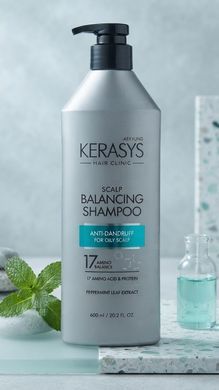 Шампунь для жирної шкіри голови Kerasys Hair Clinic Oily Scalp Balancing 600мл