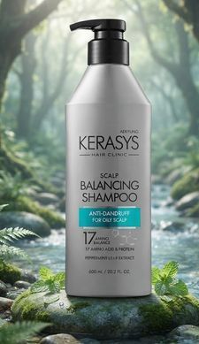 Шампунь для жирної шкіри голови Kerasys Hair Clinic Oily Scalp Balancing 600мл