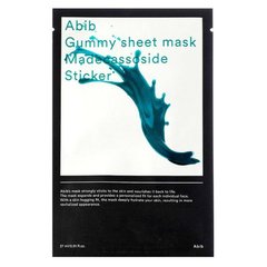 Зволожуюча тканинна маска з мадекасозидом Abib Gummy Sheet Mask Madecassoside Sticker 27ml