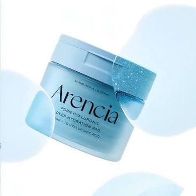Педи для обличчя зволожувальні Arencia Pdrn + Hyaluronic Deep Hydration Pads 90 шт