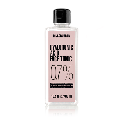 Тонік для обличчя з гіалуроновою кислотою Mr.Scrubber Hyaluronic Acid Face Tonic 0,7, 400ml