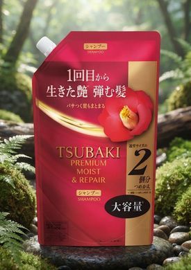 Шампунь Tsubaki Premium Moist & Repair Shampoo Refill 600 мл