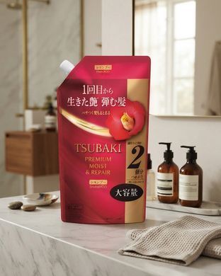 Шампунь Tsubaki Premium Moist & Repair Shampoo Refill 600 мл