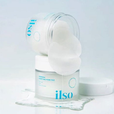 Очищувальні педи для пор із морингою Ilso Moringa Purifying Pore Pad 60 шт 160 мл