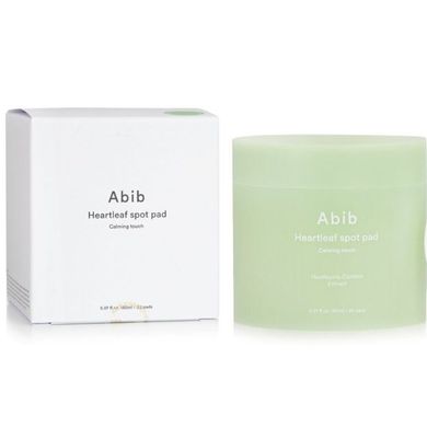 Успокаивающие пэды на основе экстракта хауттюйнии Abib Heartleaf Spot Pad Calming Touch 150ml