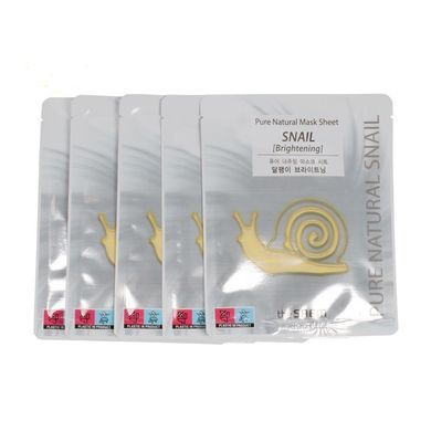 Маска тканинна равликова The Saem Pure Natural Mask Sheet Snail Brightening 1шт