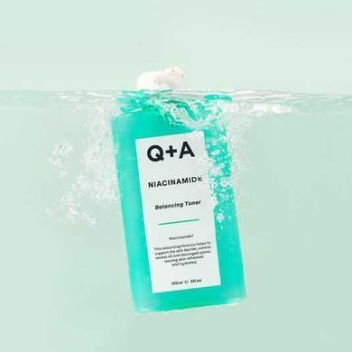 Зволожуючий тонер для обличчя з ніацинамідом Q+A Niacinamide Balancing Toner 150ml