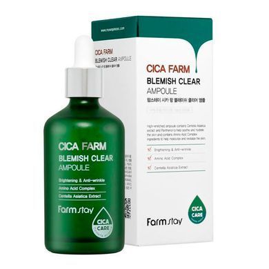 Ампульная сыворотка с центеллами и аминокислотами FarmStay Cica Farm Blemish Clear Ampoule100ml