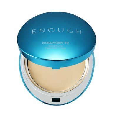 Пудра зі змінним блоком Enough Collagen 3X Moisture Two-way Cake SPF28 PA++ #13N 13g+13g