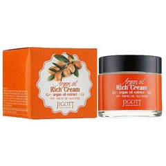 Крем для лица с аргановым маслом JIGOTT ARGAN RICH CREAM 70ml