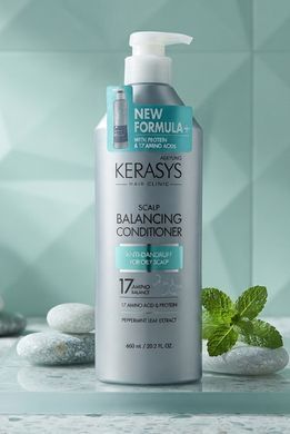 Кондиціонер для жирної шкіри голови Kerasys Hair Clinic Oily Scalp Balancing 600мл