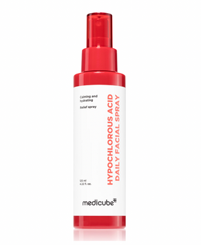 Оновлений заспокійливий спрей із хлорнуватистою кислотою Medicube Hypochlorous Acid Daily Facial Spray 125 мл