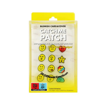 Декоративні патчі від прищів Catch Me Patch Emoticon With Cute Design, 36 шт.