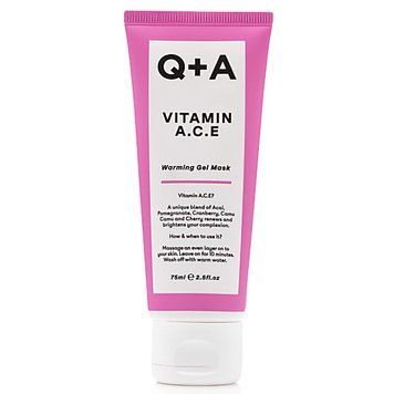 Маска мультивітамінна для обличчя Q+A Vitamin ACE Warming Gel Mask 75ml