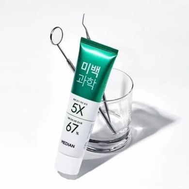 Отбеливающая зубная паста Median Whitening Science Toothpaste Plum Mint Scent 100g