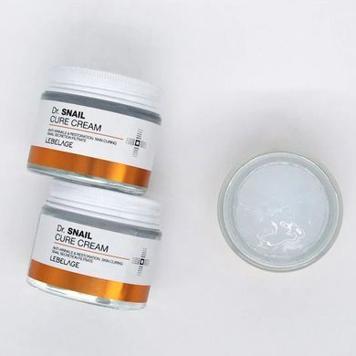 Заспокійливий крем для обличчя Lebelage Dr. Snail Cure Cream 70ml