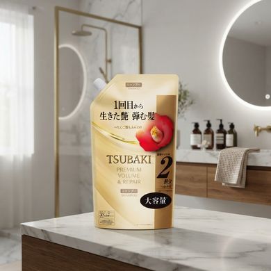 Шампунь Tsubaki Premium Volume & Repair Shampoo Refill 600 мл