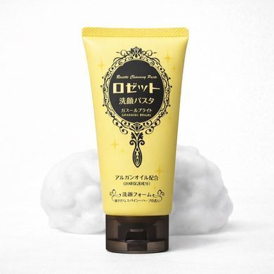 Паста для вмивання Rosette Face Wash Pasta Ghassoul Bright 120g