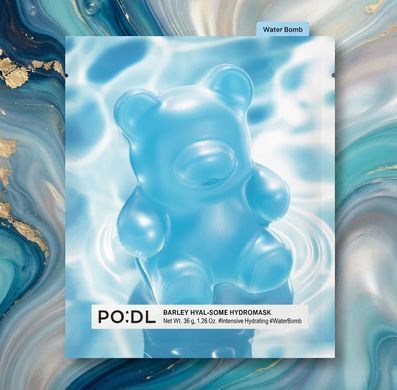 Маска гидрогелевая с гиалуроном и экстрактом ячменя Podl Barley Hyal-Some HydroMask 36г