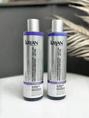 Шампунь для нейтралізації жовтизни волосся Kayan NO- YELLOW SHAMPOO 250 мл