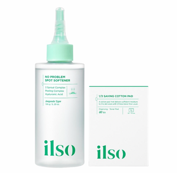 Набір проти недоліків шкіри з дисками Ilso No Problem Spot Softener Set 150 г + 40 шт