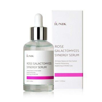 Сироватка для обличчя з екстрактом троянди та галактомісісом IUNIK Rose Galactomyces Synergy Serum (50ml)